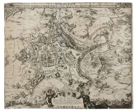 Romeyn de Hooghe, Plan Luxemburgum. 1684/1685