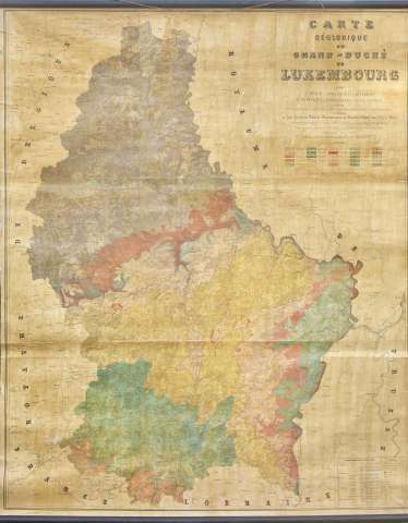 La carte géologique de 1877